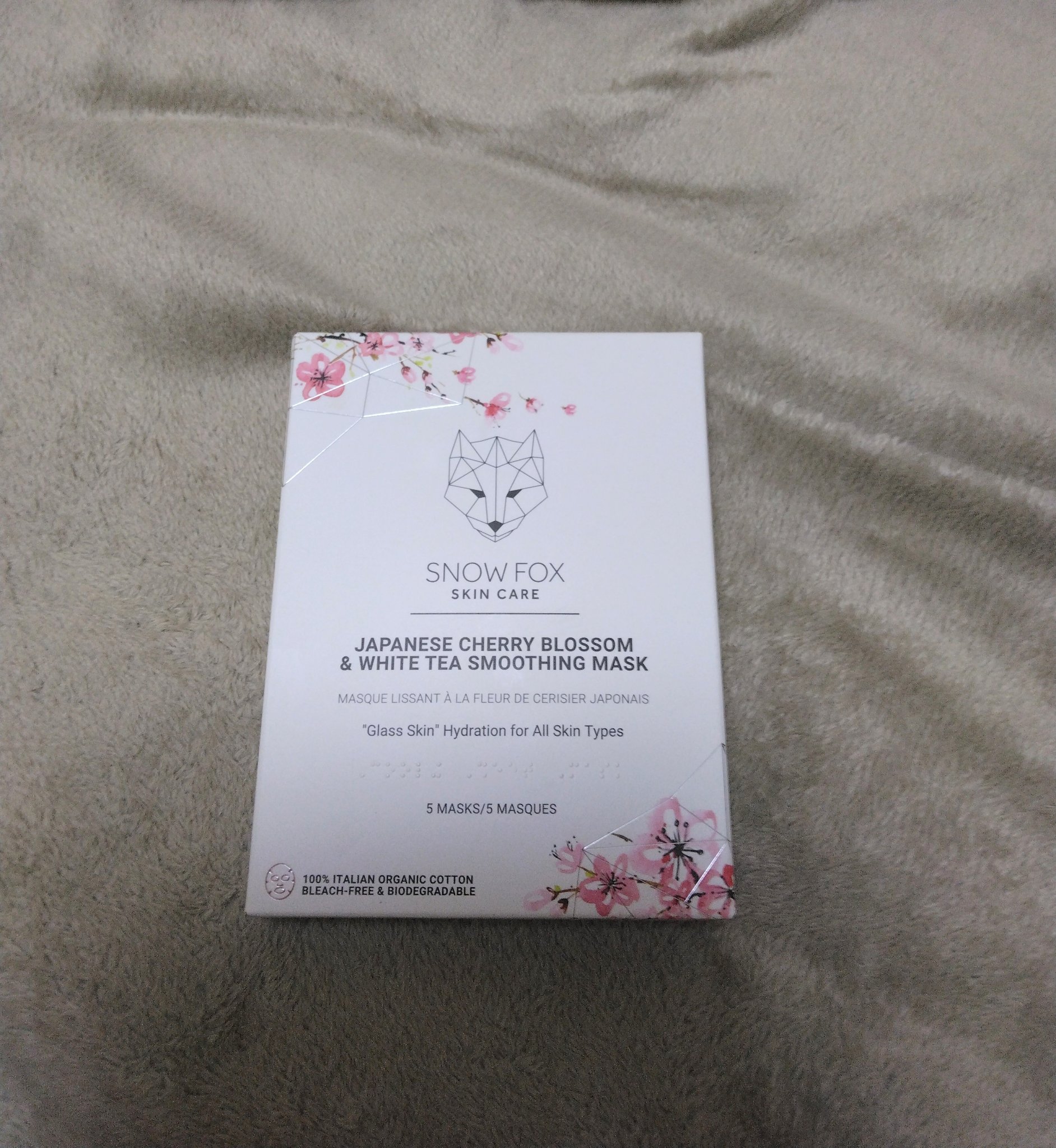 桜＆ホワイトティー スムージング マスク/SNOW FOX SKINCARE/シートマスク・パックを使ったクチコミ（1枚目）