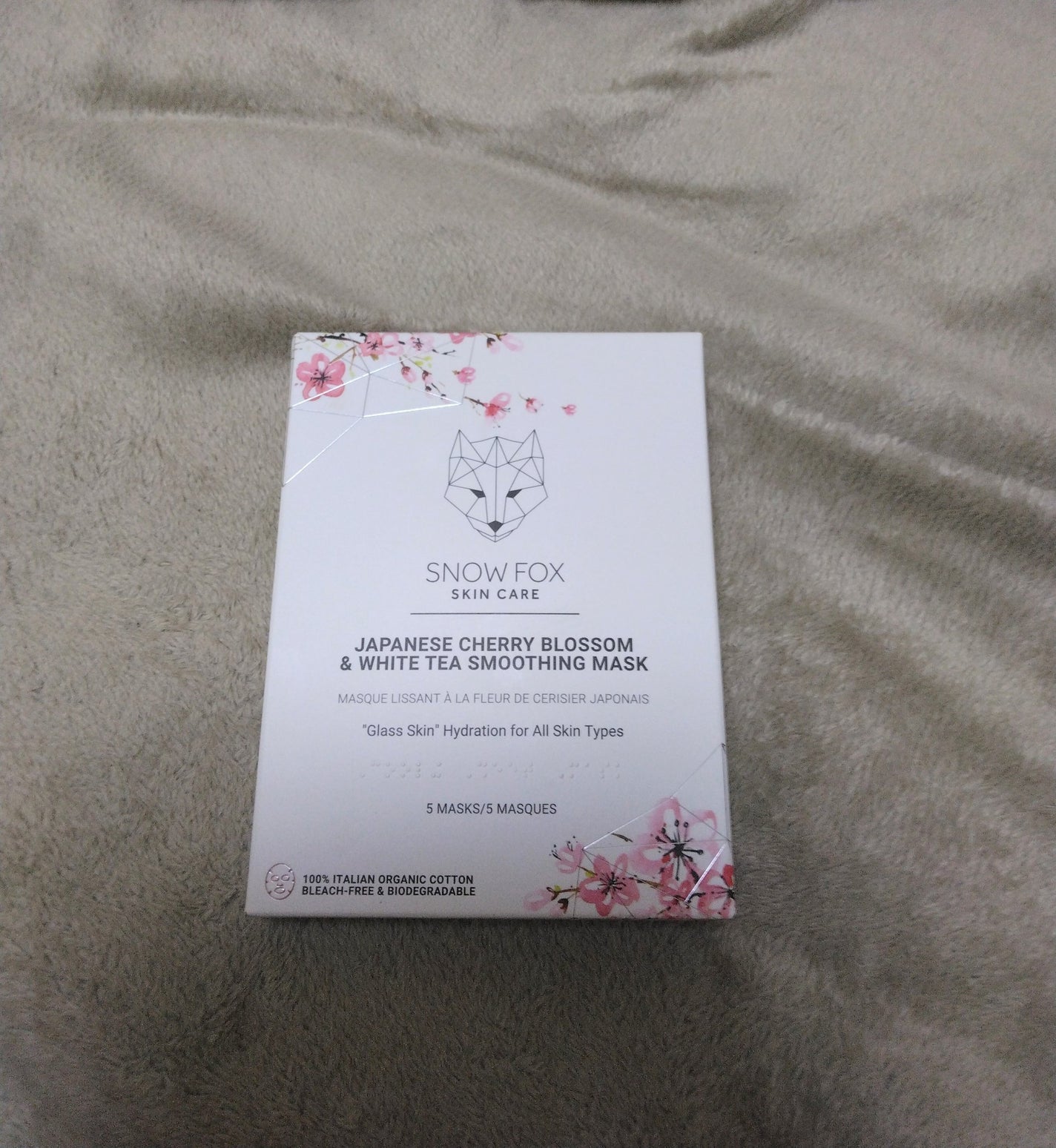 桜&ホワイトティー スムージング マスク/SNOW FOX SKINCARE/シートマスク・パックを使ったクチコミ(1枚目)