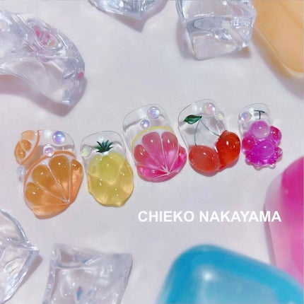 #ネイル,#フルーツネイルのネイルデザイン