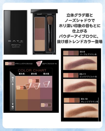 ケイト デザイニングアイブロウ3D/KATE/パウダーアイブロウを使ったクチコミ(4枚目)