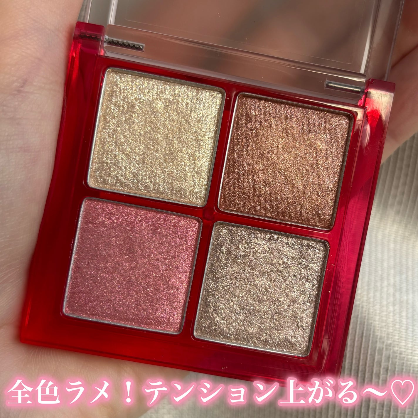 THE アイパレR/b idol/アイシャドウパレットを使ったクチコミ(3枚目)