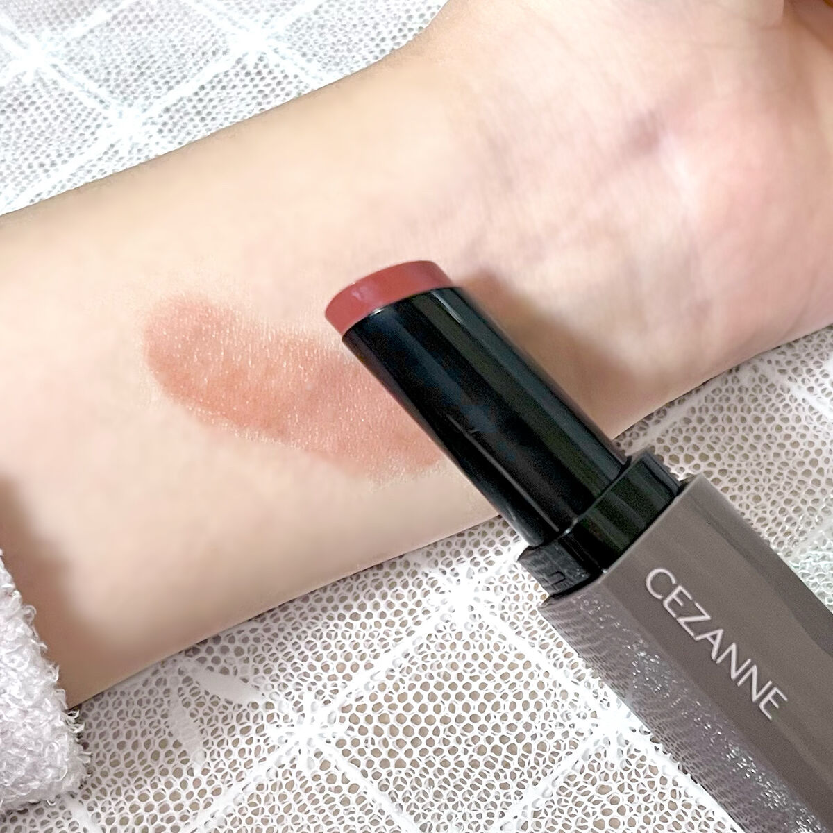 リップカラーシールド/CEZANNE/口紅を使ったクチコミ（2枚目）