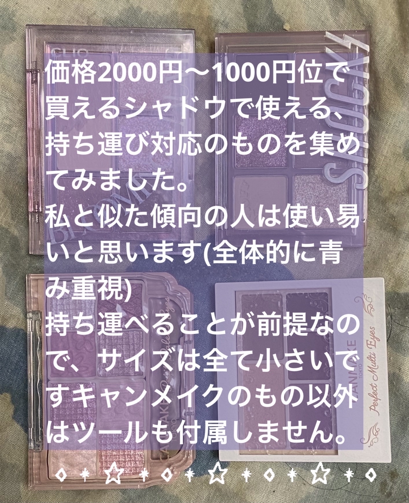 パーフェクトマルチアイズ/キャンメイク/アイシャドウパレットを使ったクチコミ（2枚目）