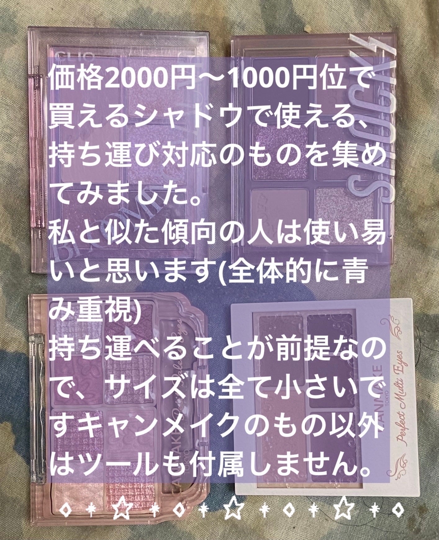 パーフェクトマルチアイズ/キャンメイク/アイシャドウパレットを使ったクチコミ(2枚目)