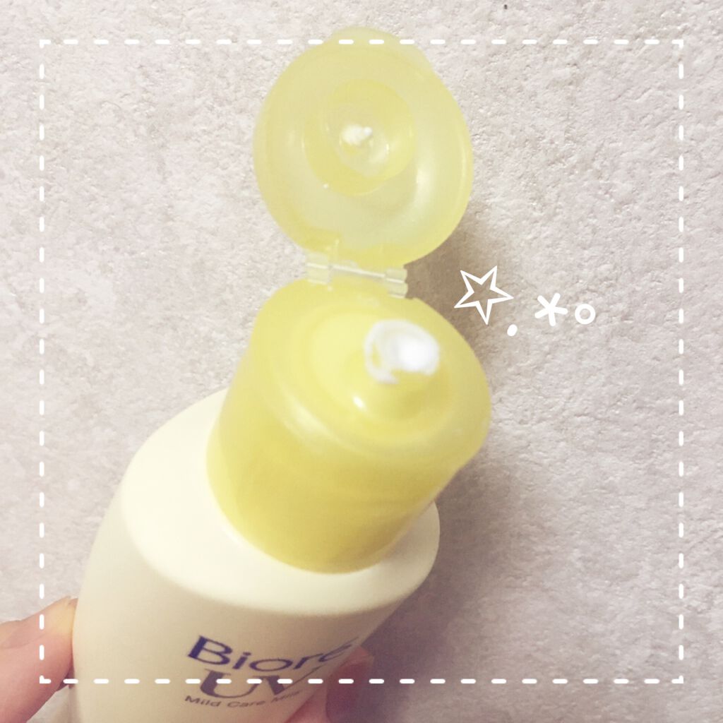 ビオレ ビオレUV マイルドケアミルク SPF30のクチコミ「かれこれ10年のお付き合い ( ⸝⸝･໐･⸝⸝ )!!💖
何度もリピートしている日焼け止め✨
.....」（2枚目）