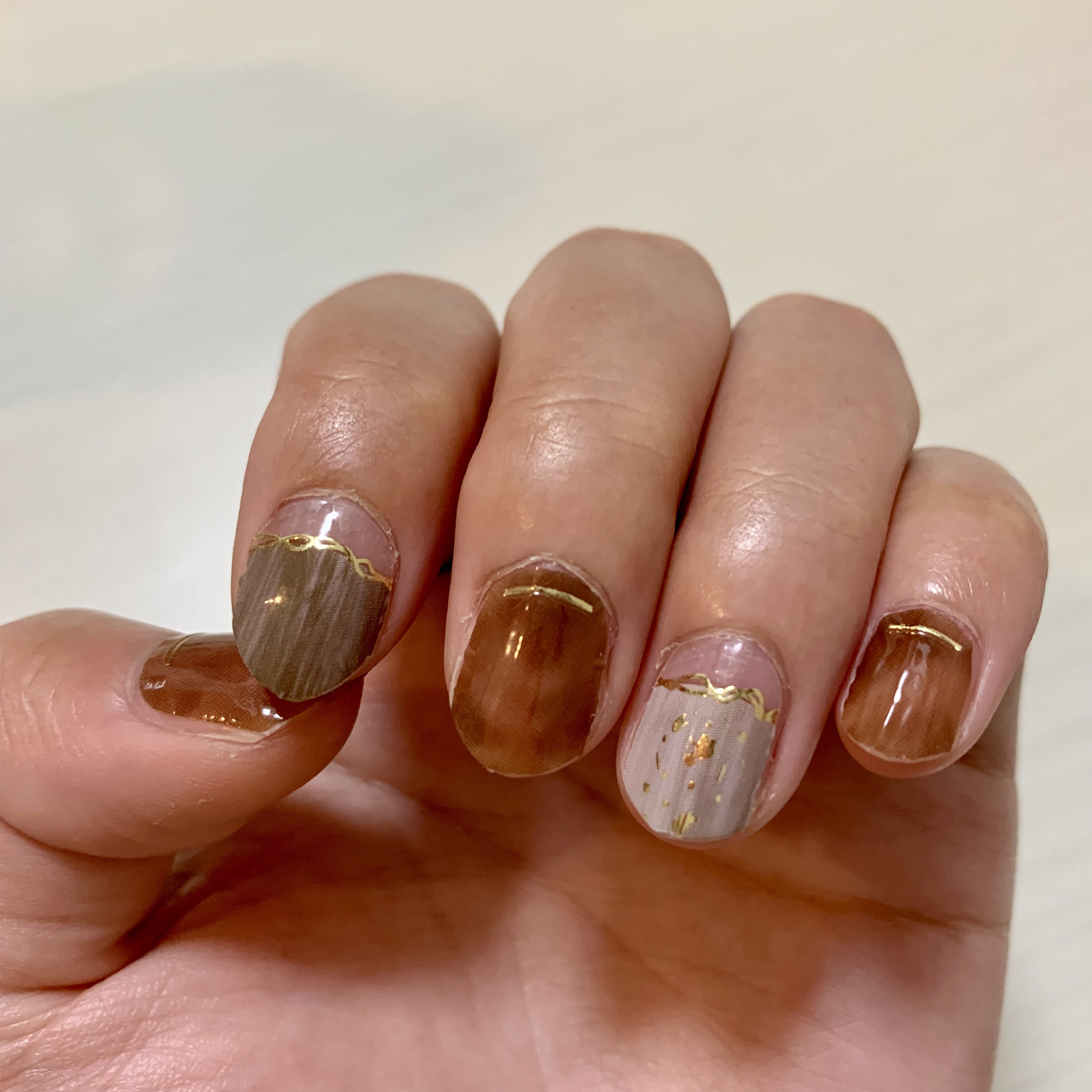 ジェルネイルシール/キャンドゥ/ネイルシールを使ったクチコミ（2枚目）