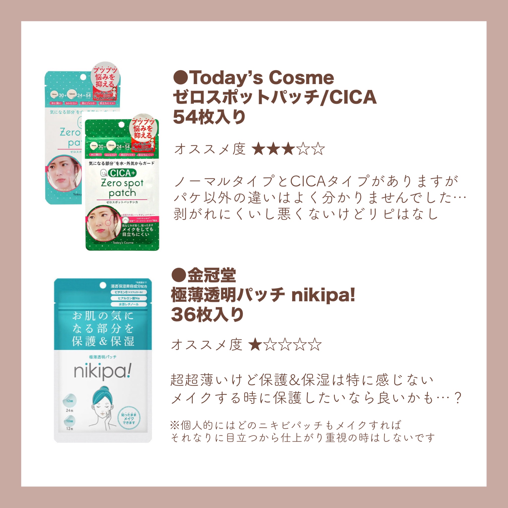 ゼロスポットパッチ/Today’s Cosme/にきびパッチを使ったクチコミ（3枚目）