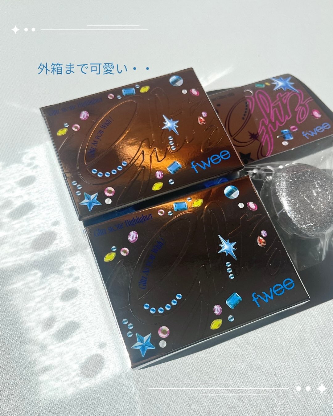 フィー グリッツストーンハイライター/fwee/パウダーハイライトを使ったクチコミ(6枚目)