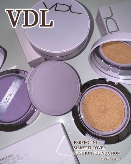 パーフェクティング シルキーフィット カバー クッション ファンデーション/VDL/クッションファンデーションを使ったクチコミ(1枚目)