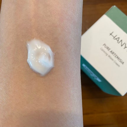 ピュアアルテミシア カーミングウォータークリーム/HANYUL(ハンユル)/フェイスクリームを使ったクチコミ(4枚目)