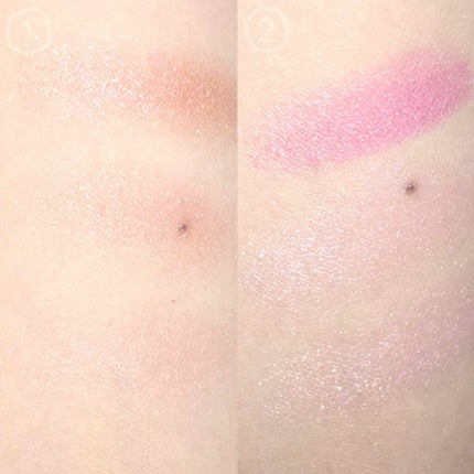 エムズ チーク&ハイライト/ピエラス/パウダーチークを使ったクチコミ(2枚目)