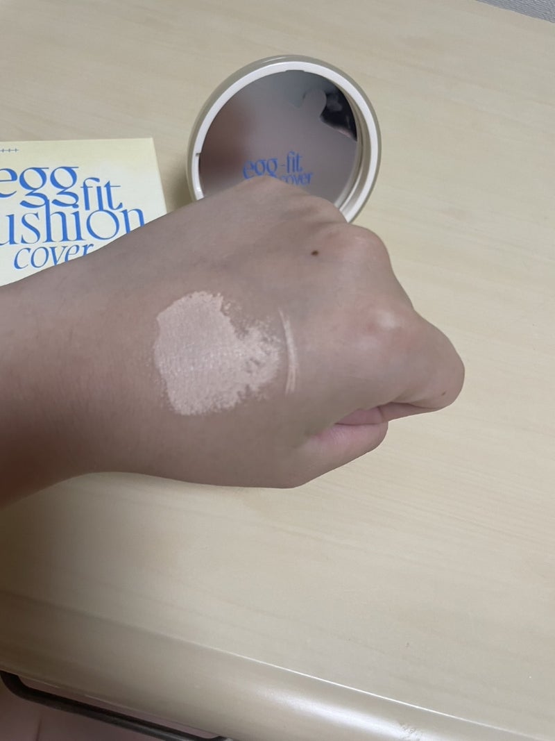 フィー クッションエッグフィットカバー/fwee/クッションファンデーションを使ったクチコミ(4枚目)