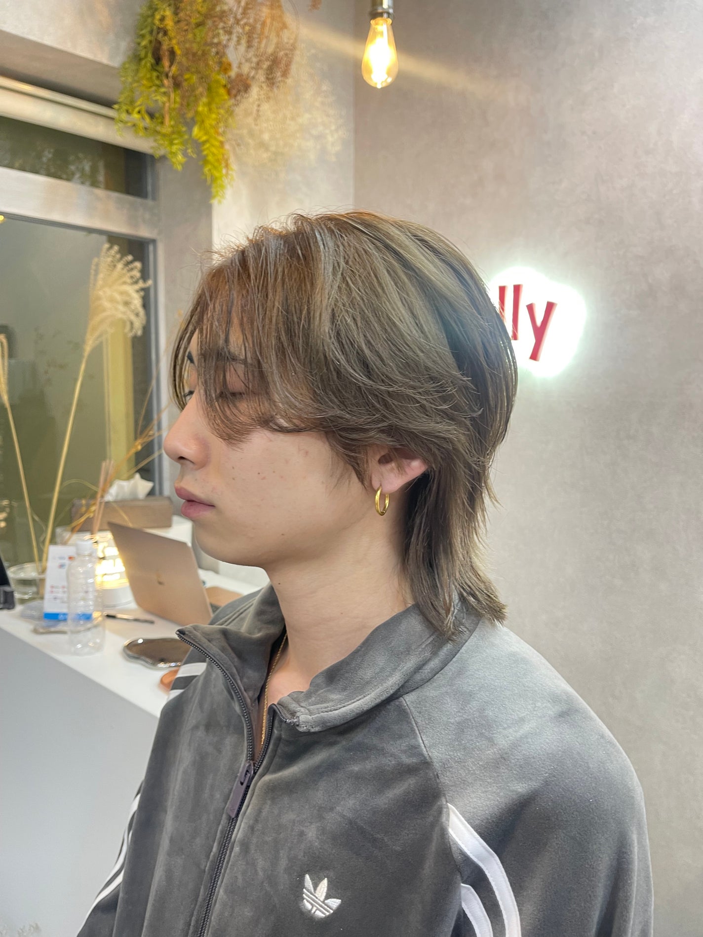 あつき on LIPS 「韓国風センターパートメンズウルフ🇰🇷場所【ally】東京都渋谷..」(2枚目)