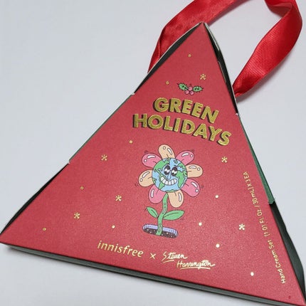 ハンドクリーム セット 2021 Green Holidays Edition/innisfree/ハンドクリームを使ったクチコミ(3枚目)