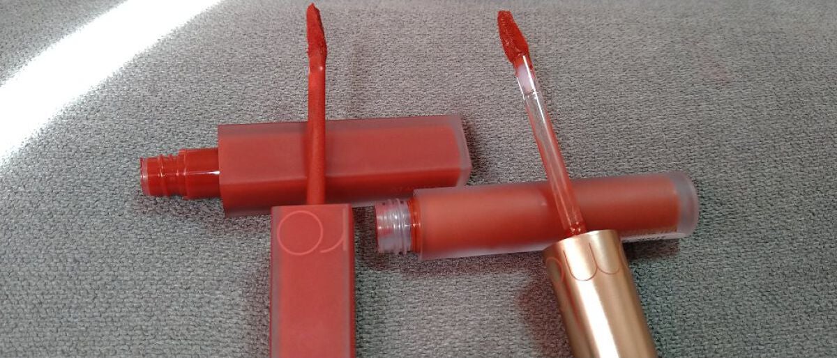 ミルクティーベルベットティント/rom&nd/リップティントを使ったクチコミ(3枚目)