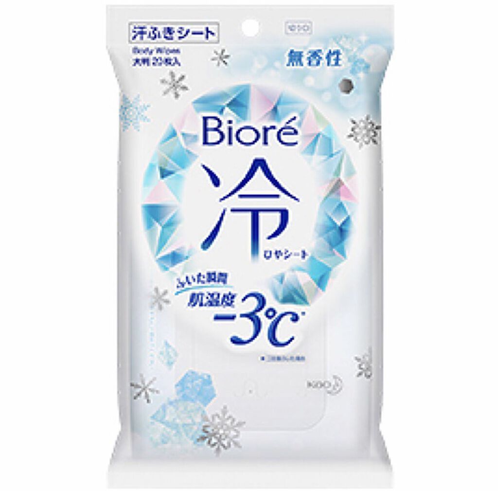 冷シート 無香性/ビオレ/ボディシートを使ったクチコミ（1枚目）