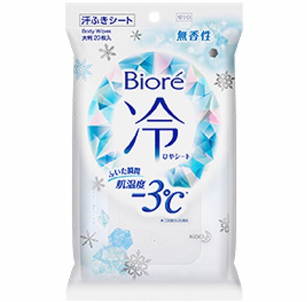 冷シート 無香性/ビオレ/ボディシートを使ったクチコミ(1枚目)