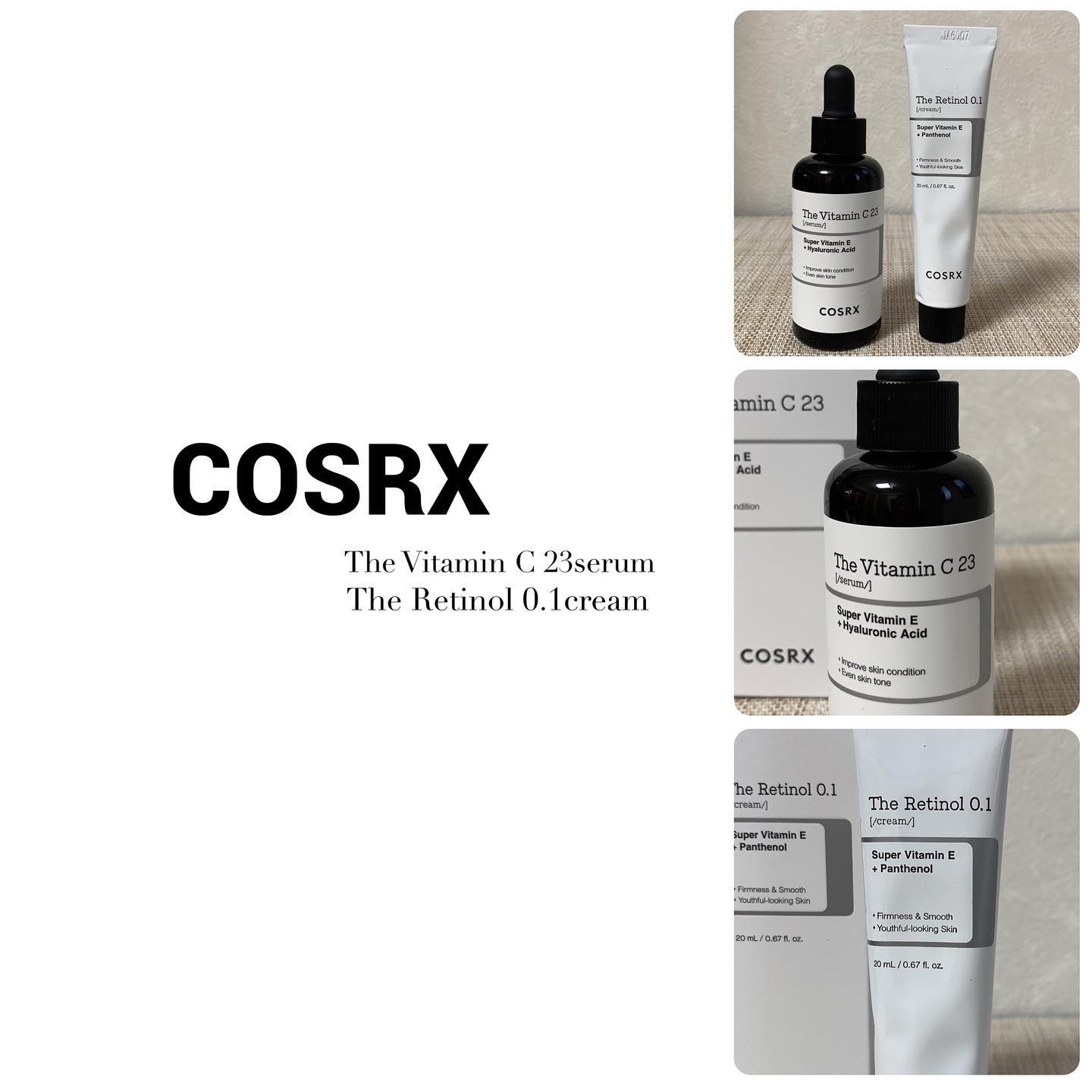 RXザ・レチノール0.1クリーム/COSRX/フェイスクリームを使ったクチコミ（1枚目）