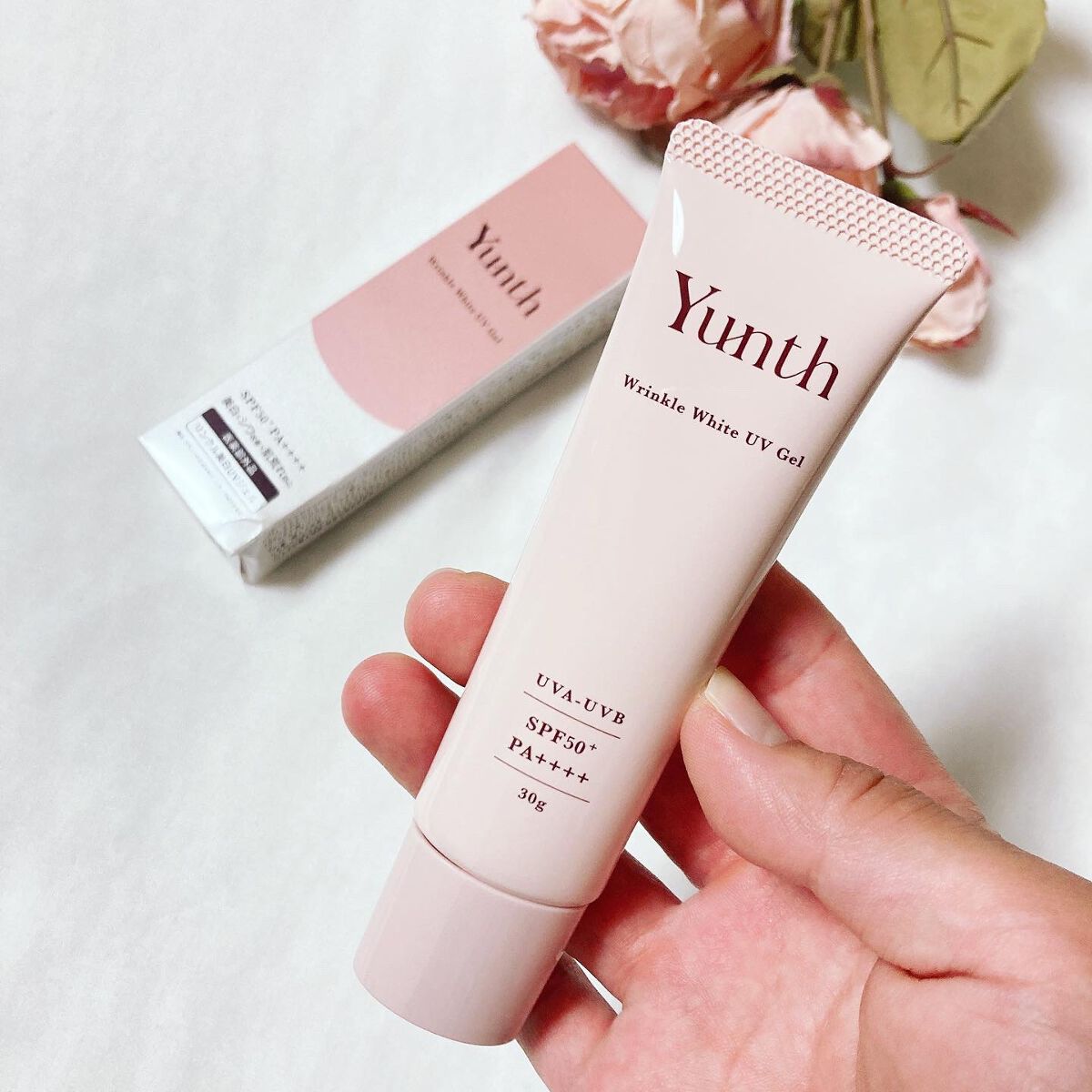リンクル美白UVジェル /Yunth/日焼け止め・UVケアを使ったクチコミ(2枚目)