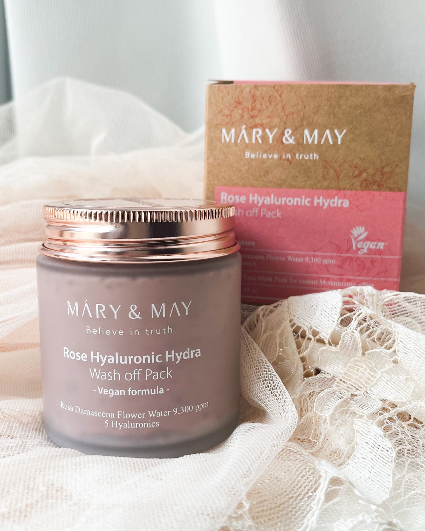 ローズヒアルロニックハイドラウォッシュオフパック/MARY&MAY/洗い流すパック・マスクを使ったクチコミ(5枚目)