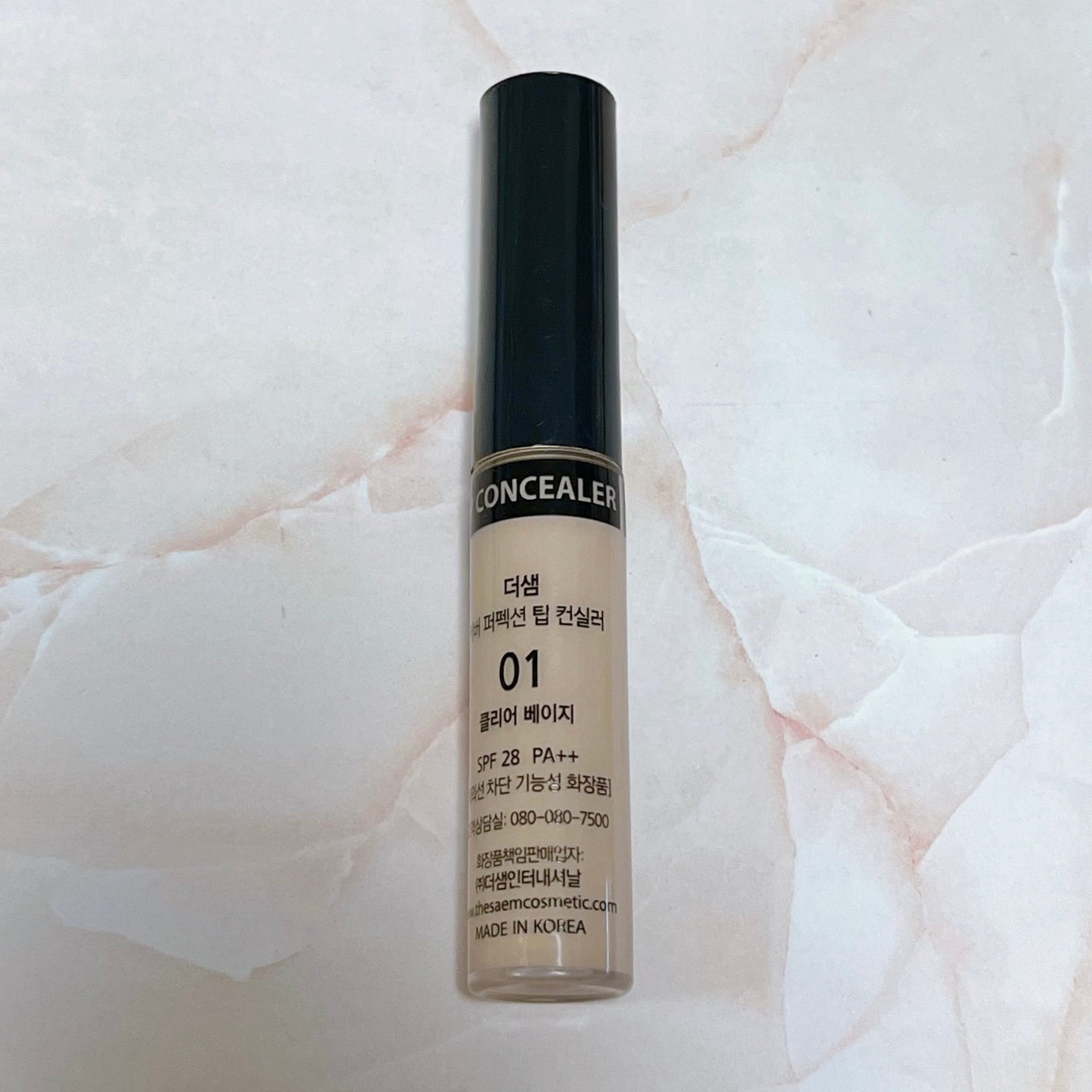 カバーパーフェクション チップコンシーラー/the SAEM/リキッドコンシーラーを使ったクチコミ(1枚目)