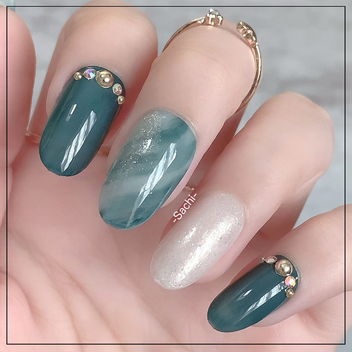 ムードペブルネイル/rom&nd/マニキュアを使ったクチコミ（2枚目）