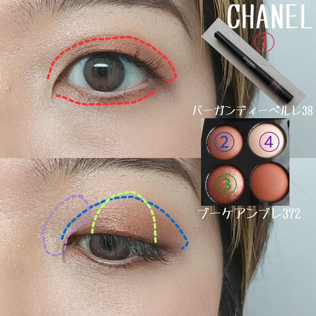 レ キャトル オンブル/CHANEL/アイシャドウパレットを使ったクチコミ(4枚目)