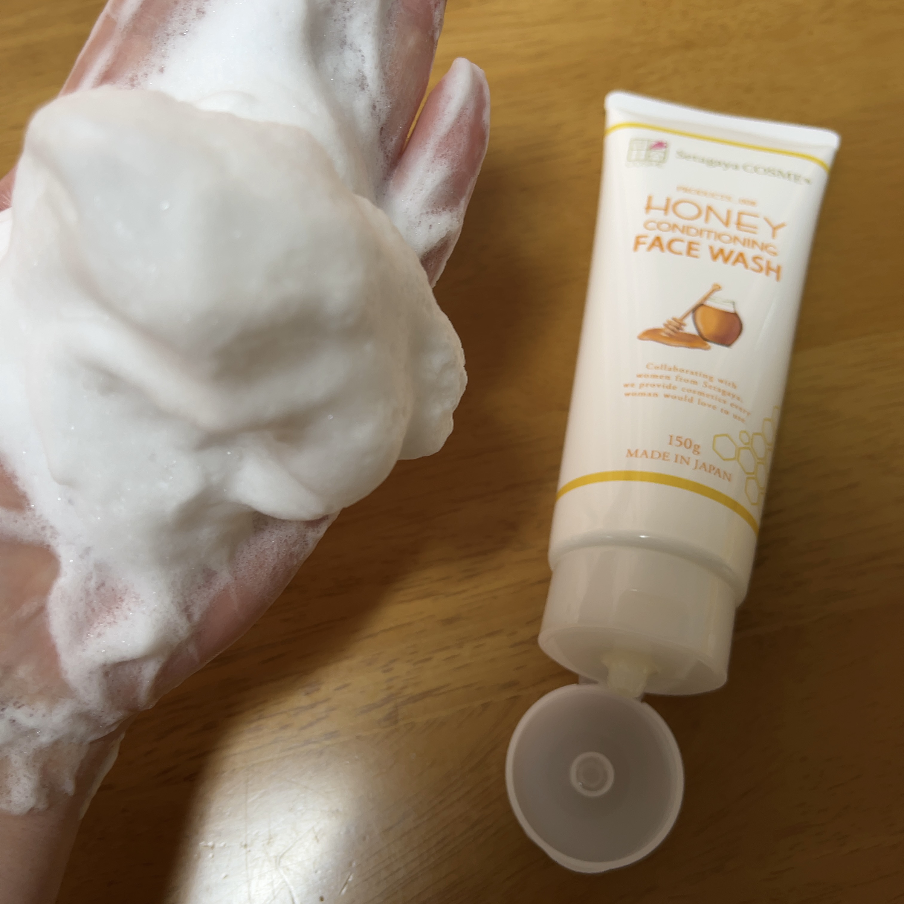 ハニーフェイスウォッシュ/世田谷コスメ/洗顔フォームを使ったクチコミ（3枚目）