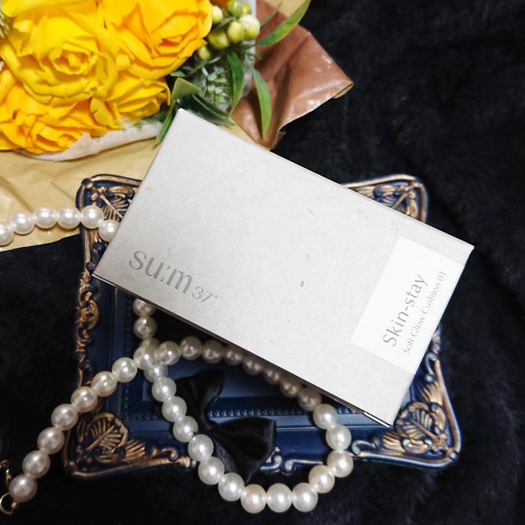 スキンステイ ソフトグロウクッション/su:m37°/クッションファンデーションを使ったクチコミ(7枚目)