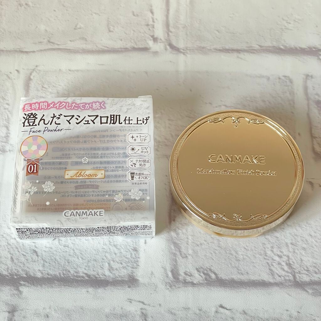 マシュマロフィニッシュパウダー ~Abloom~/キャンメイク/プレストパウダーを使ったクチコミ(1枚目)