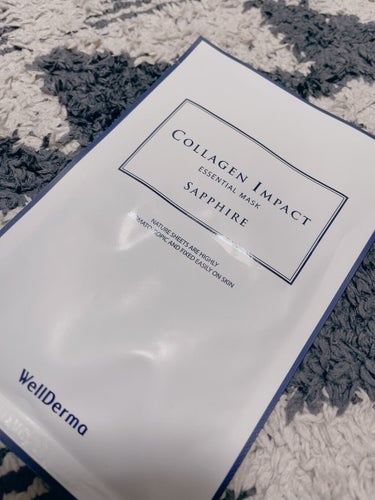 COLLAGEN IMPACT ESSENTIAL MASK SAPPHIRE/WellDerma/シートマスク・パックを使ったクチコミ（1枚目）