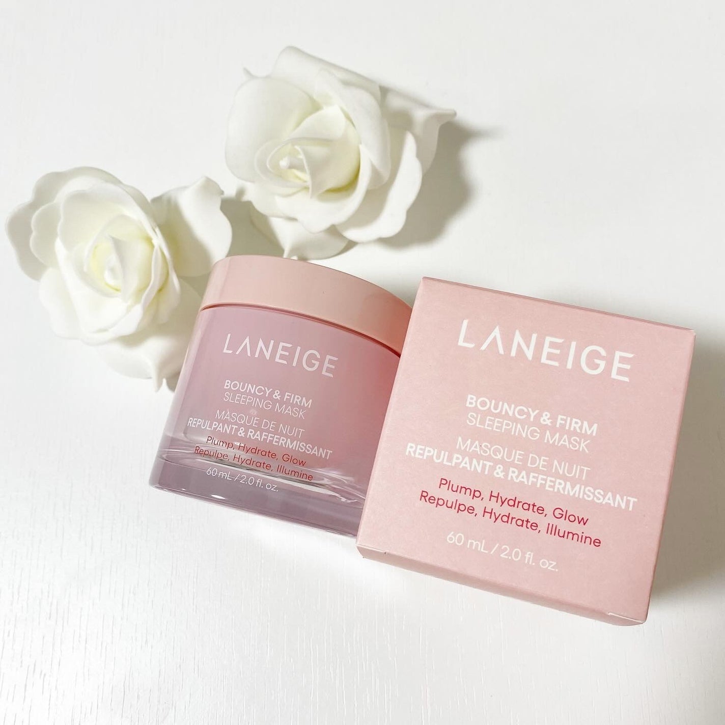 バウンシースリーピングマスク/LANEIGE/フェイスクリームを使ったクチコミ(1枚目)