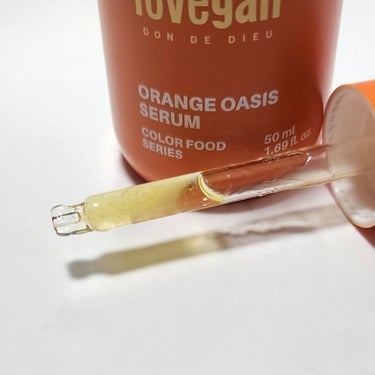 カラーフードシリーズオレンジオアシスセラム/Tovegan/美容液を使ったクチコミ（2枚目）