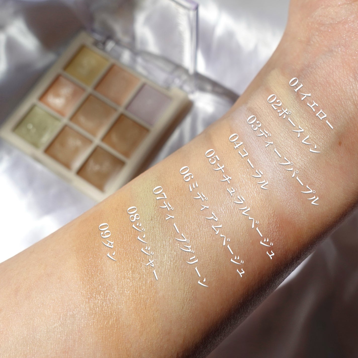 プロコンシーラーパレット/dasique/パレットコンシーラーを使ったクチコミ(4枚目)