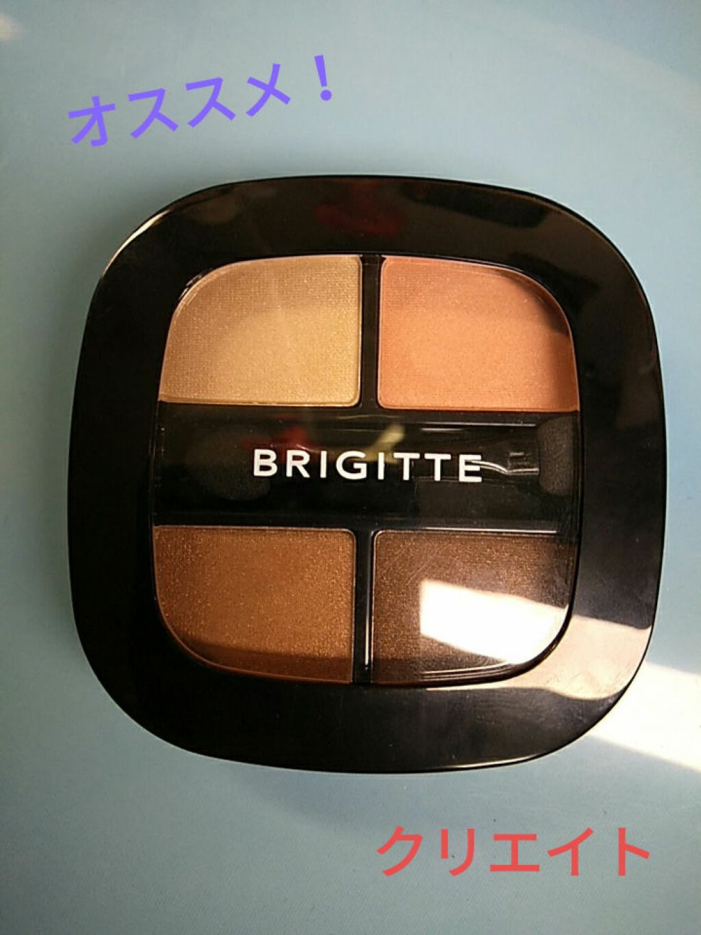 アイシャドウ/BRIGITTE/アイシャドウパレットを使ったクチコミ(1枚目)