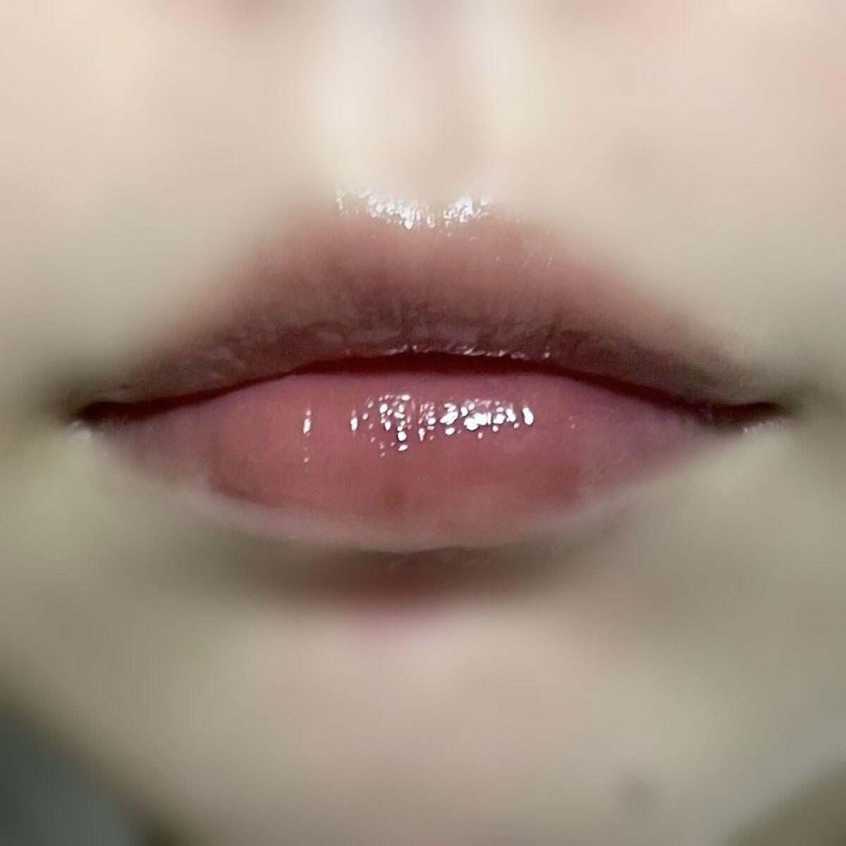 ニュアンスラップティント 103 花車(ガーベラ)ボルドー(限定カラー)/Fujiko/リップティントを使ったクチコミ（3枚目）