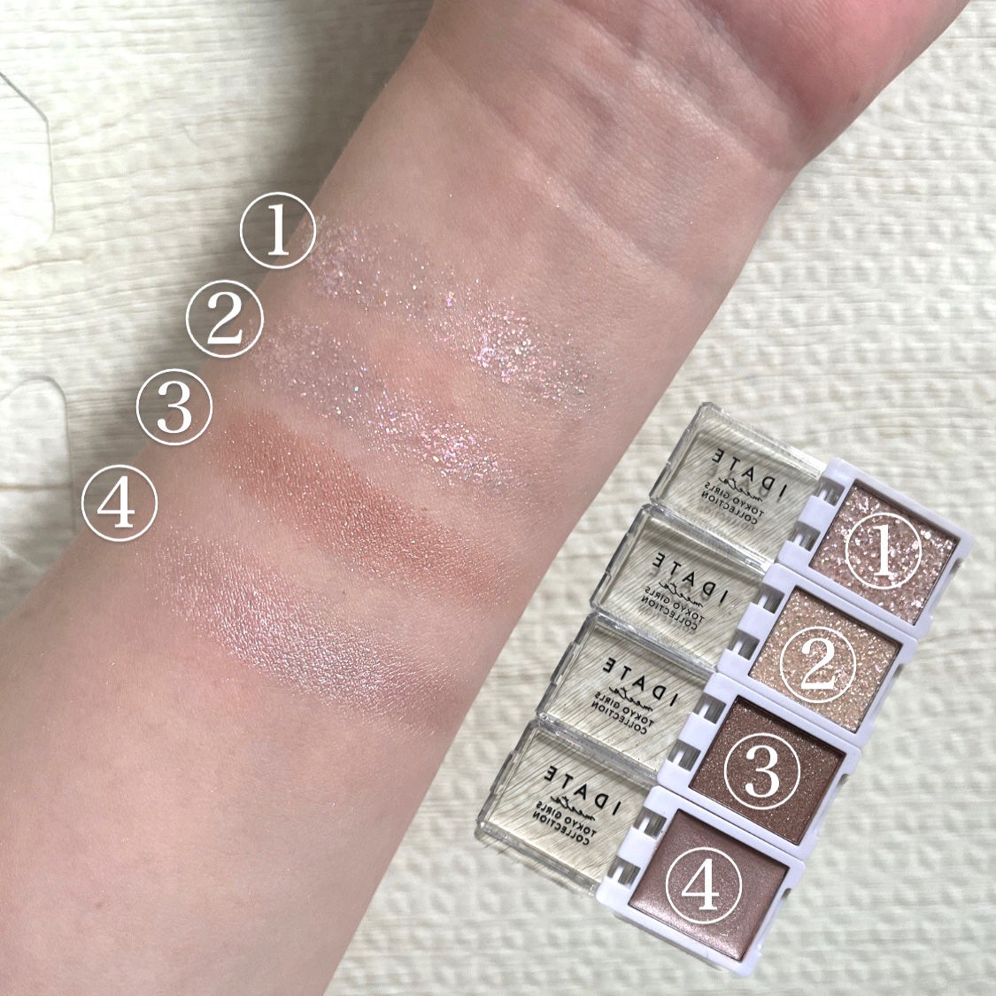 アイデイト カスタムマルチパレット/IDATE/アイシャドウパレットを使ったクチコミ(2枚目)