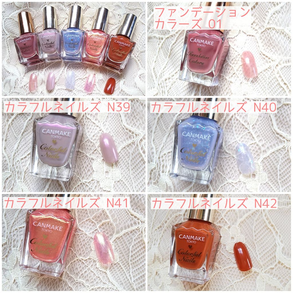 カラフルネイルズ/キャンメイク/マニキュアを使ったクチコミ(3枚目)