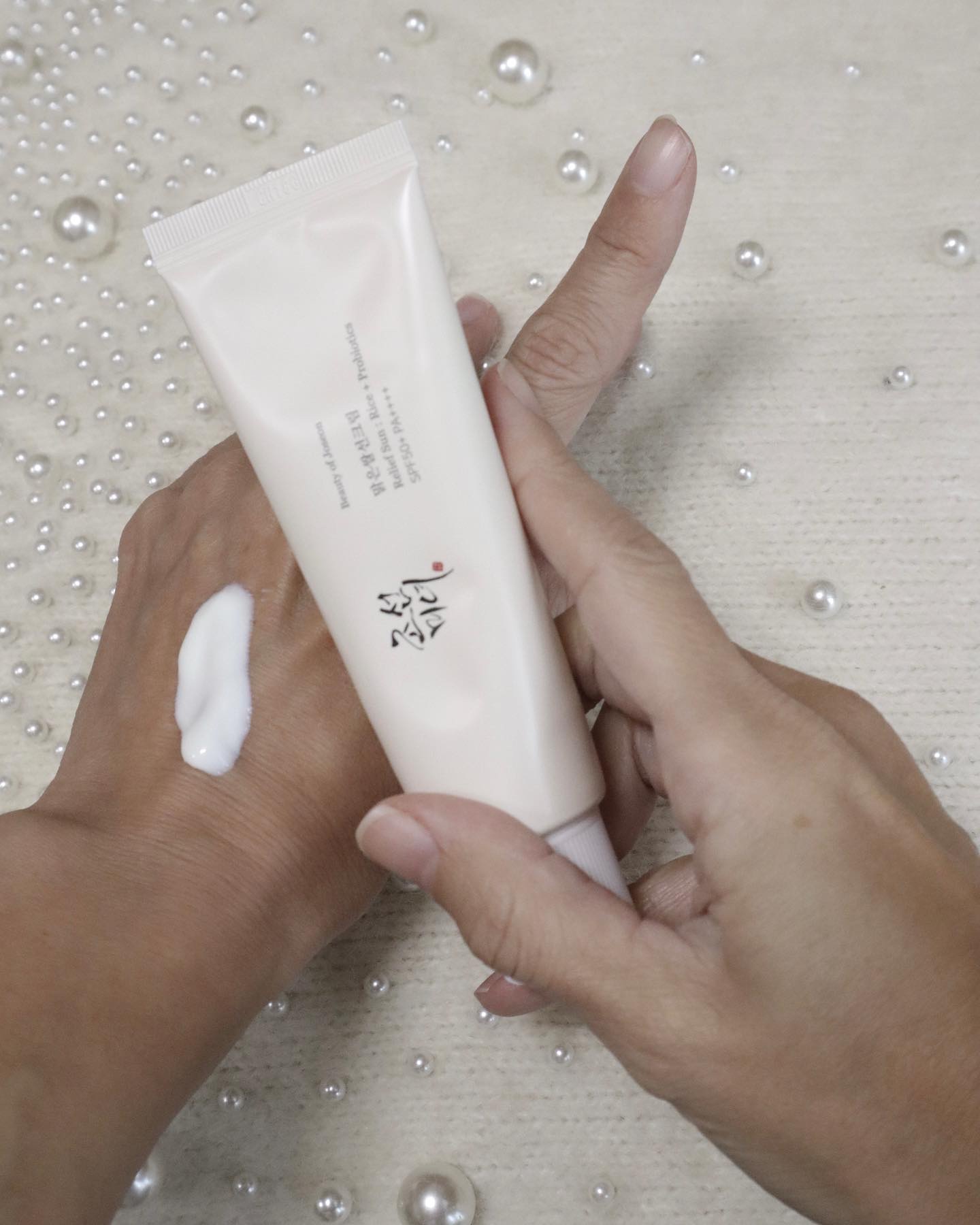 リリーフサンライス + プロバイオティクス/Beauty of Joseon/日焼け止めクリームを使ったクチコミ（3枚目）