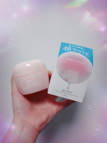 ももぷり 潤いジェルクリームのクチコミ「ももぷり　潤いジェルクリーム
LIPS購入品です❕
瑞々しい桃の香りがするクリームになっていて.....」（1枚目）