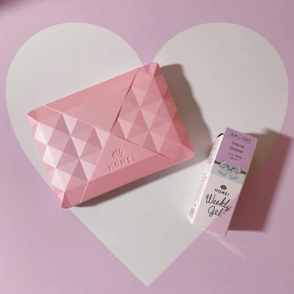 ウィークリージェル/HOMEI/ジェルネイルを使ったクチコミ(2枚目)