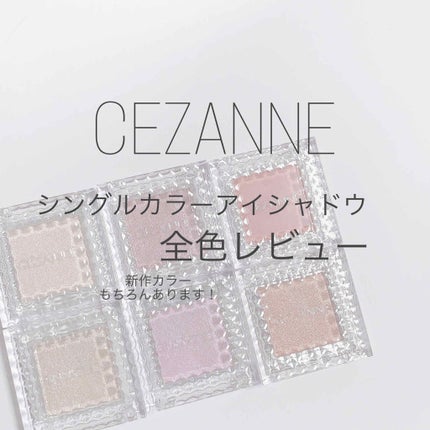 シングルカラーアイシャドウ/CEZANNE/単色アイシャドウを使ったクチコミ(1枚目)