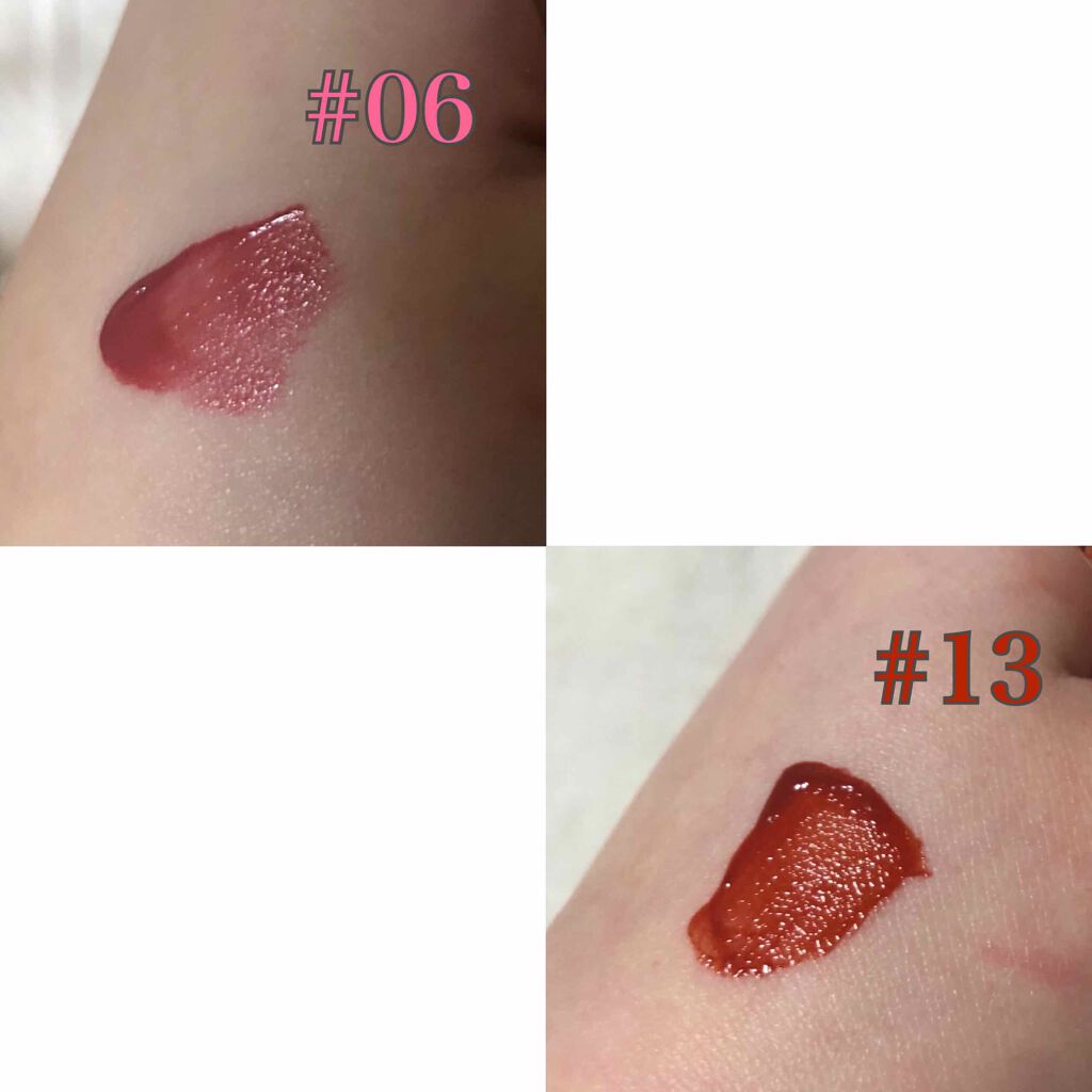 ジューシーラスティングティント/rom&nd/リップティントを使ったクチコミ（2枚目）