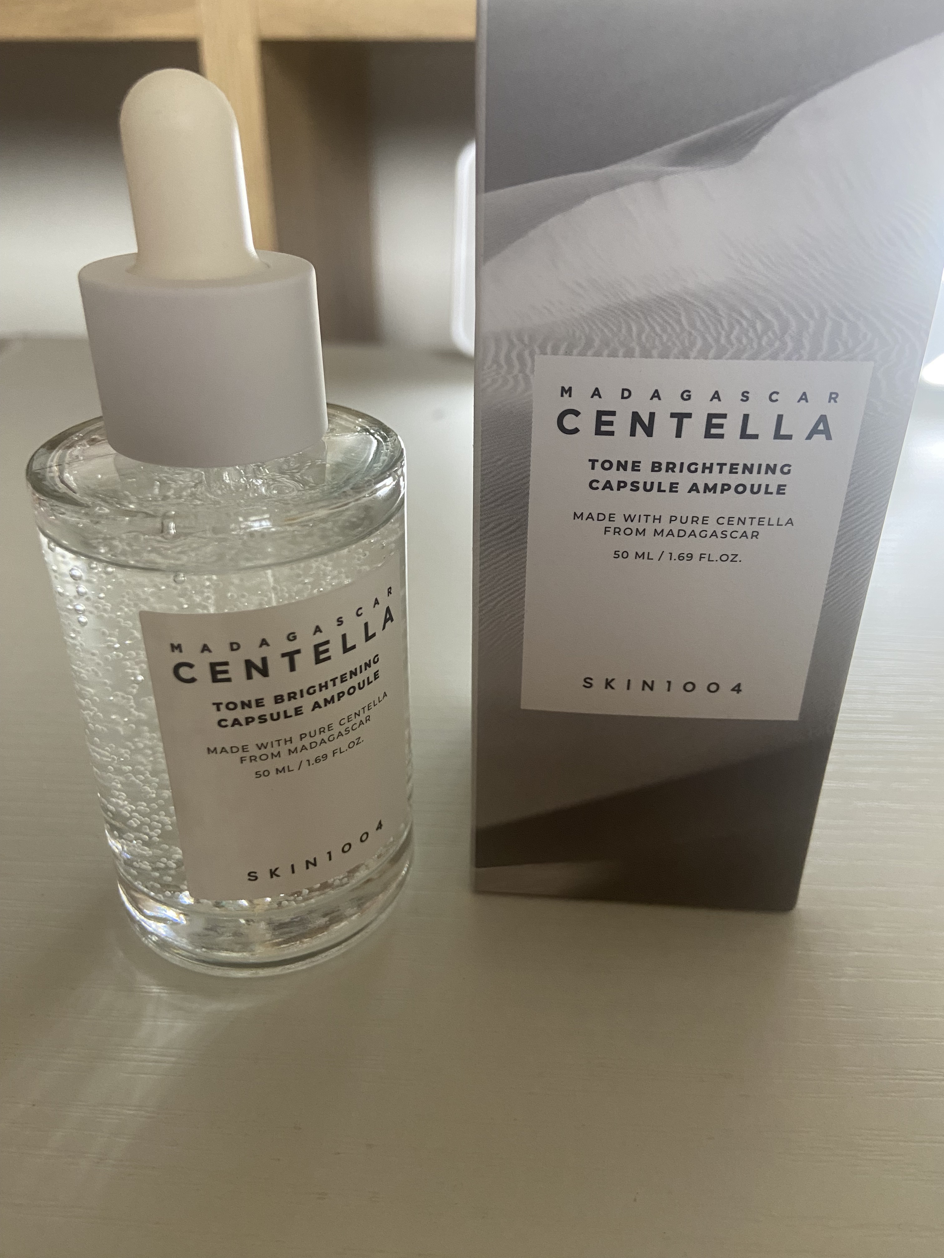 トーンブライトニング カプセルアンプル/SKIN1004/美容液を使ったクチコミ（1枚目）