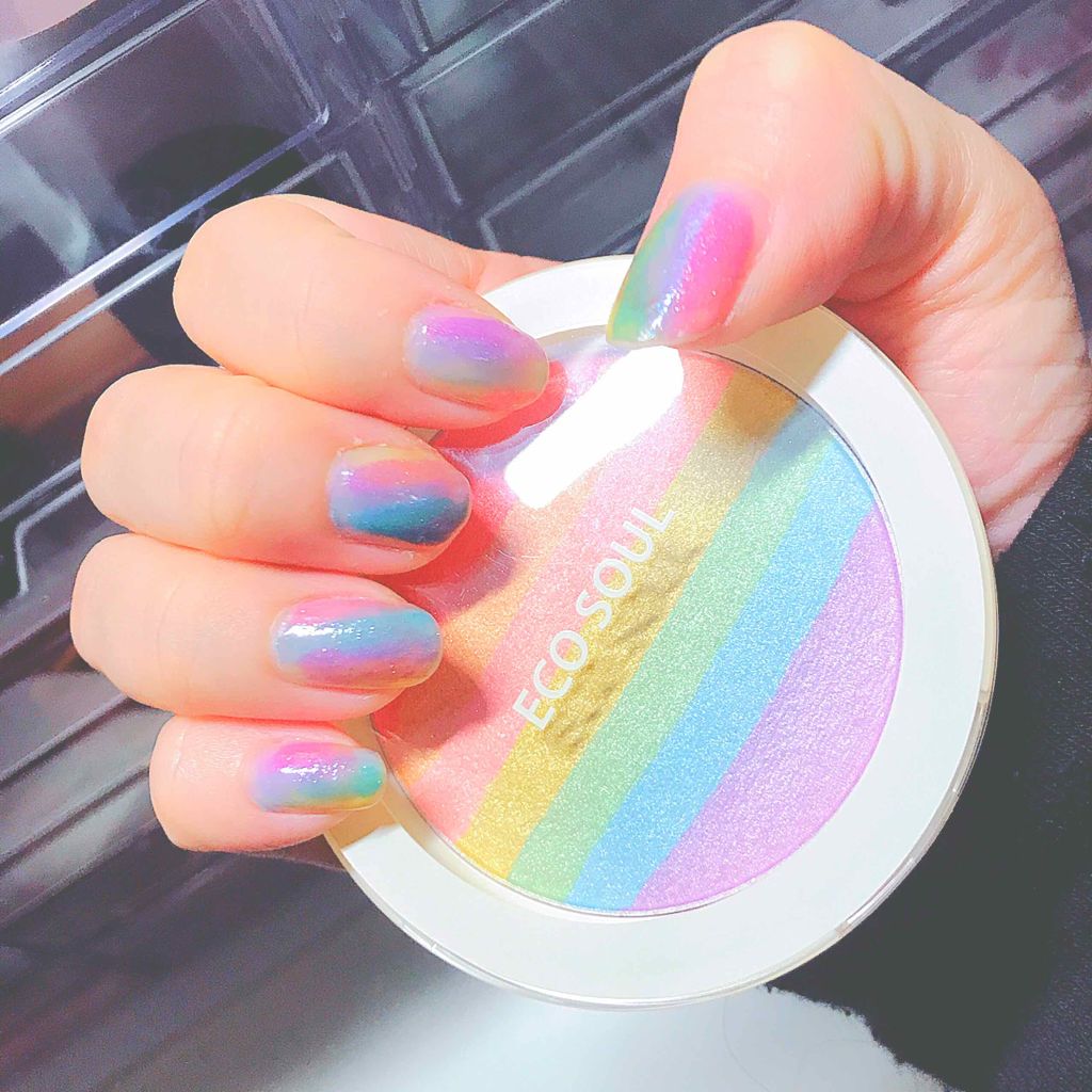 Eco Soul Rainbow Blusher/the SAEM/パウダーチークを使ったクチコミ(1枚目)