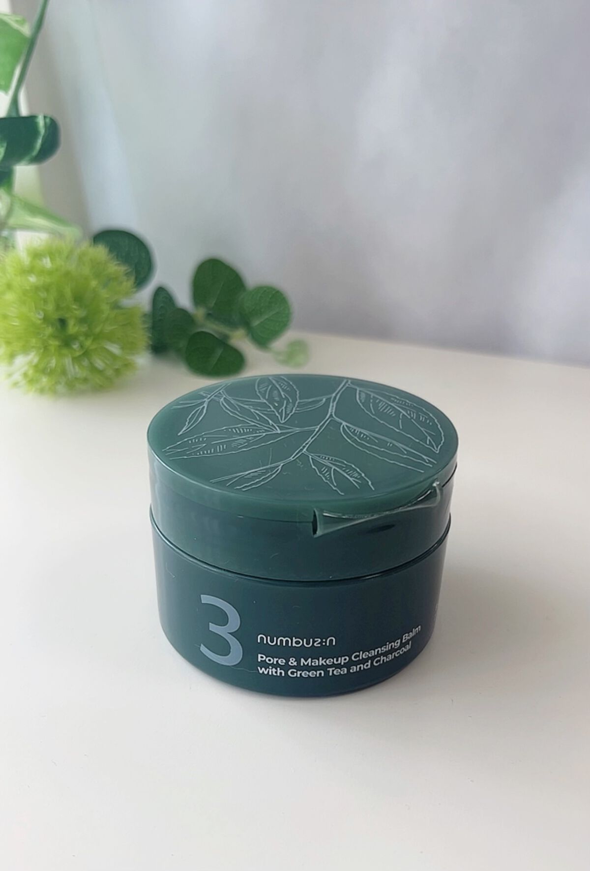 3番 緑茶炭毛穴パッククレンジングバーム/numbuzin/クレンジングバームを使ったクチコミ(1枚目)
