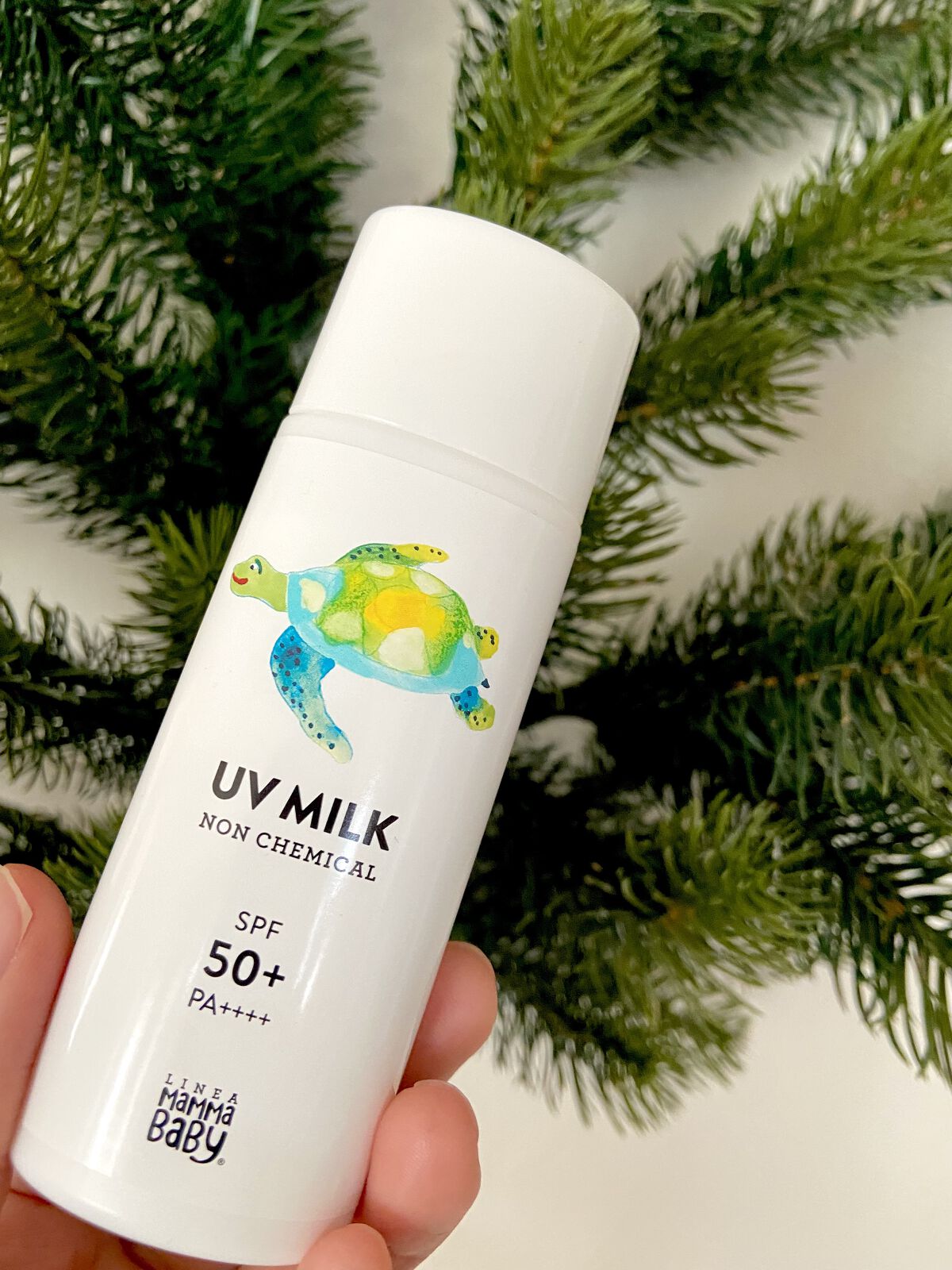 ノンケミカルUVミルク SPF50+ ／ PA++++/MammaBaby/日焼け止めミルクを使ったクチコミ（1枚目）