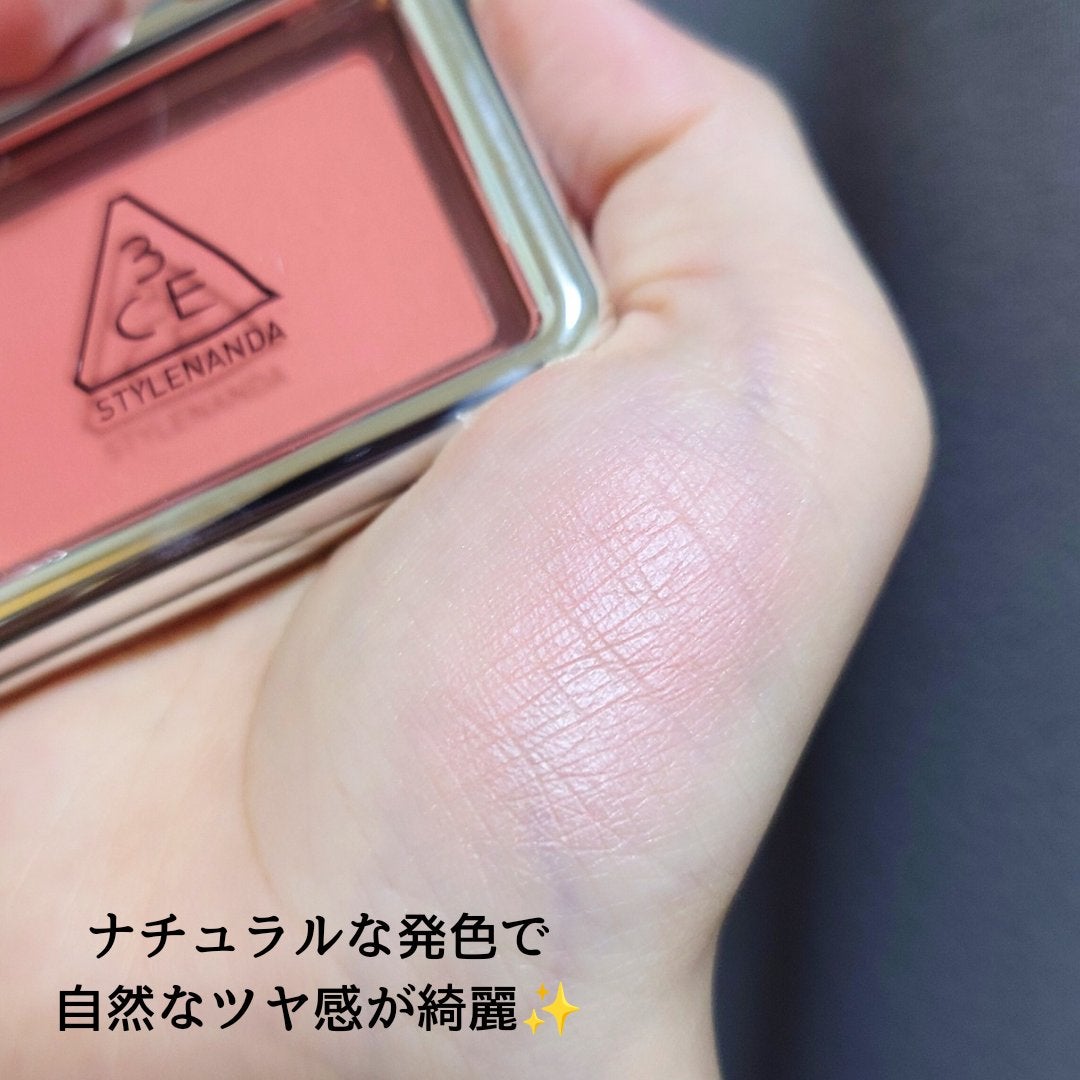 3CE ニューテイク フェイスブラッシャー/3CE/チークを使ったクチコミ(4枚目)