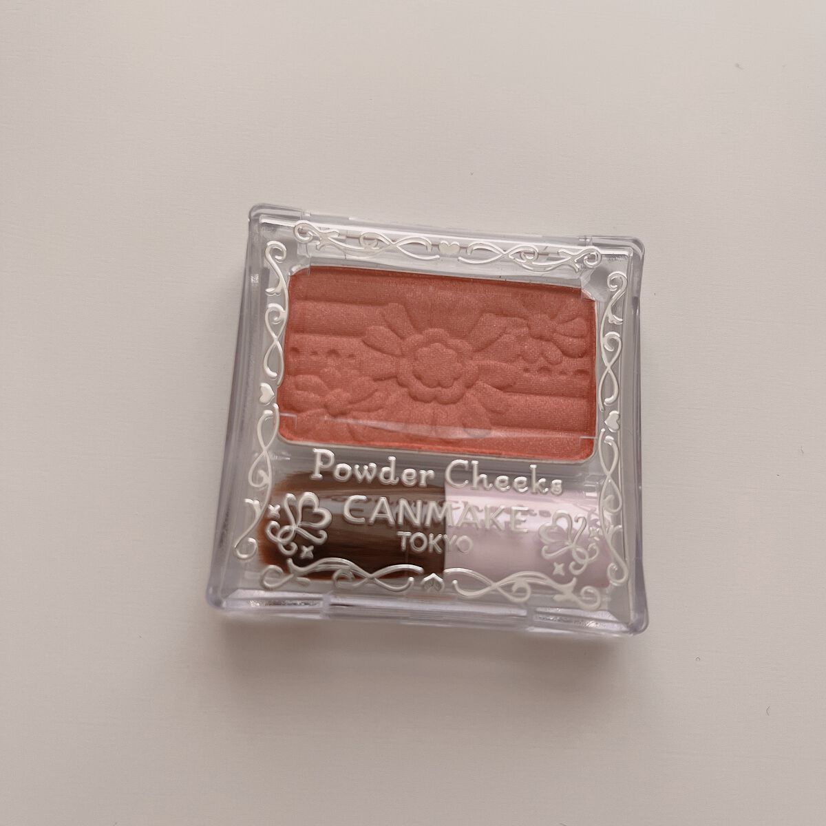 【旧品】パウダーチークス PW44 メロウピーチ/キャンメイク/パウダーチークを使ったクチコミ（2枚目）