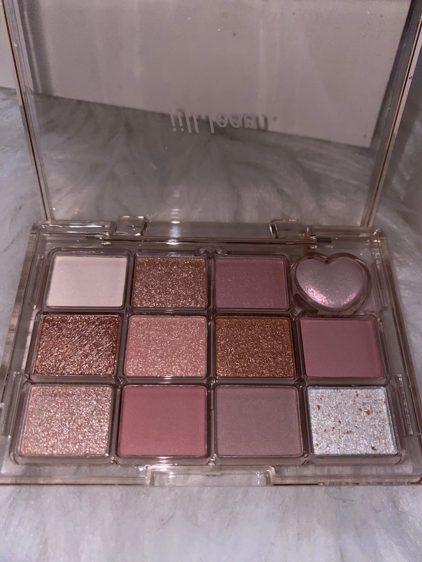 シャイニング12色ミニアイシャドウパレット/jill leen./アイシャドウパレットを使ったクチコミ(2枚目)